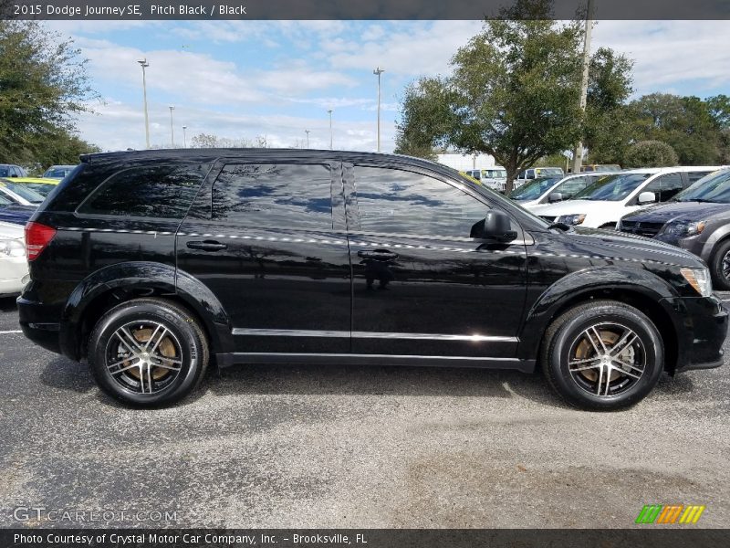 Pitch Black / Black 2015 Dodge Journey SE