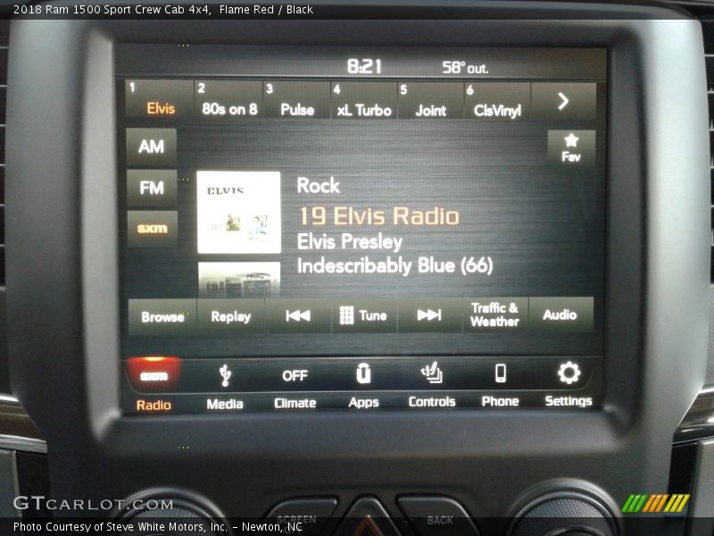 Flame Red / Black 2018 Ram 1500 Sport Crew Cab 4x4