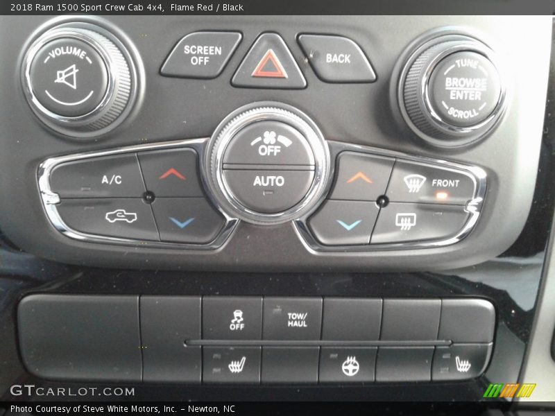Flame Red / Black 2018 Ram 1500 Sport Crew Cab 4x4