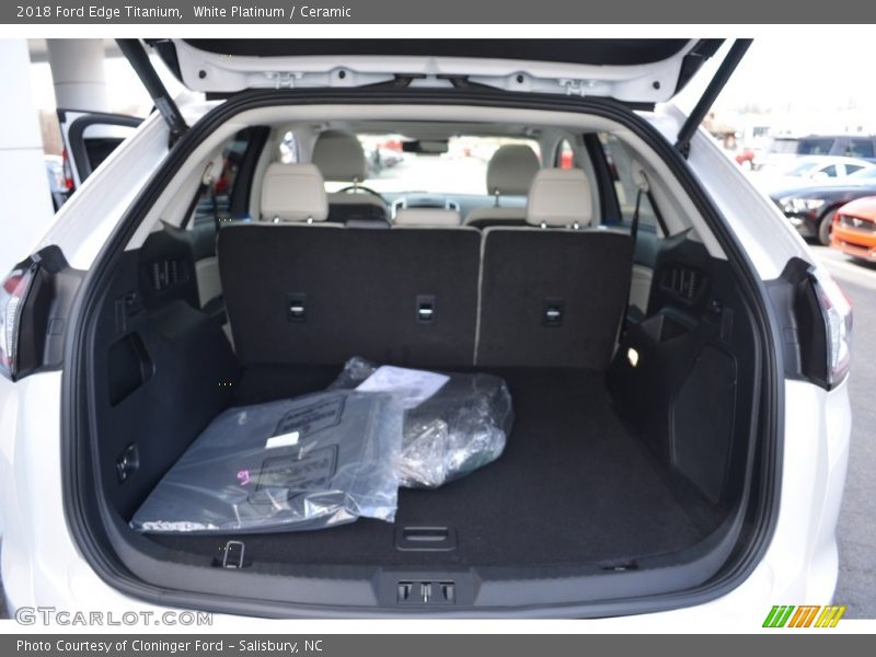 White Platinum / Ceramic 2018 Ford Edge Titanium
