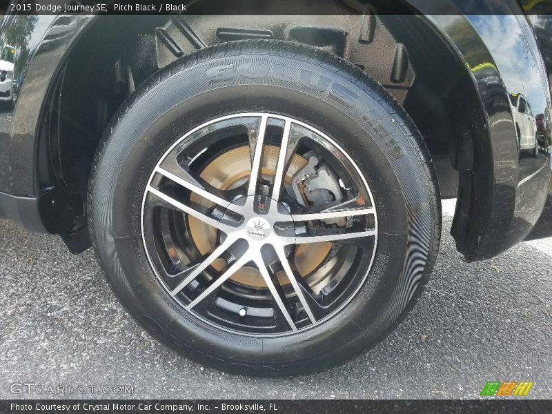 Pitch Black / Black 2015 Dodge Journey SE