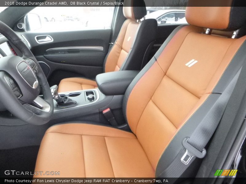 DB Black Crystal / Sepia/Black 2018 Dodge Durango Citadel AWD