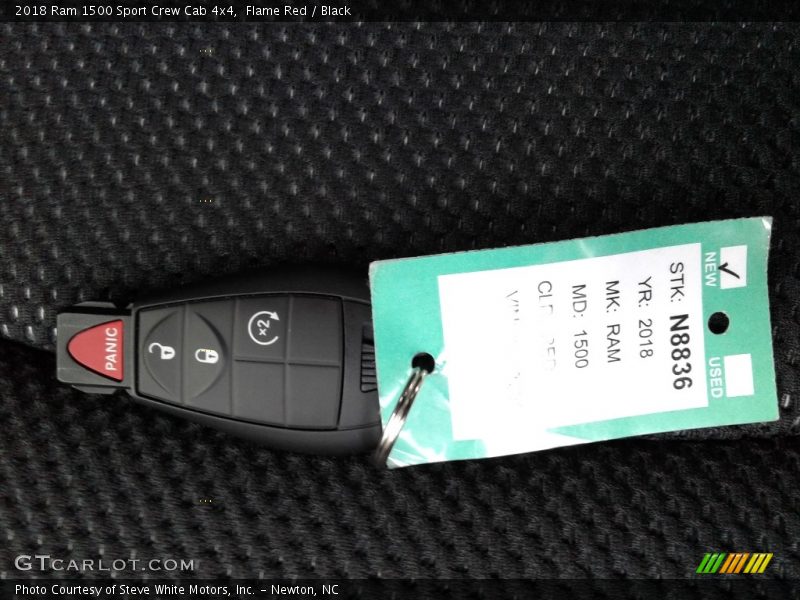 Flame Red / Black 2018 Ram 1500 Sport Crew Cab 4x4