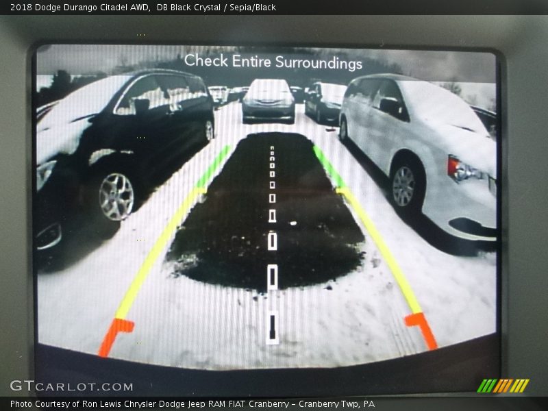 DB Black Crystal / Sepia/Black 2018 Dodge Durango Citadel AWD