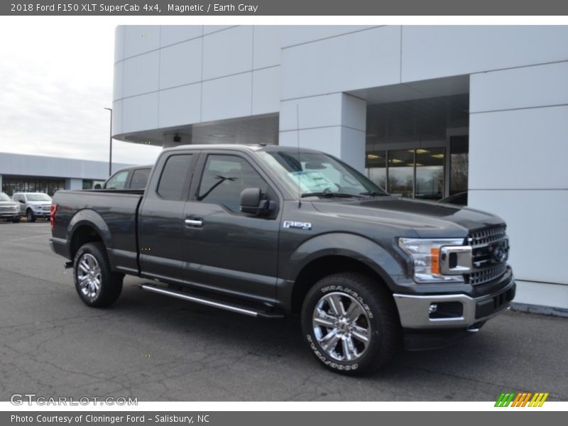 Magnetic / Earth Gray 2018 Ford F150 XLT SuperCab 4x4