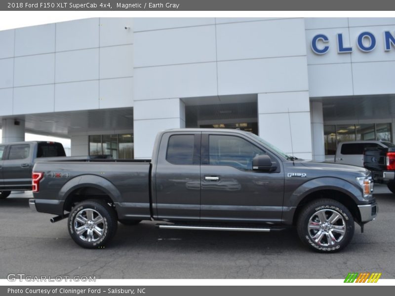 Magnetic / Earth Gray 2018 Ford F150 XLT SuperCab 4x4