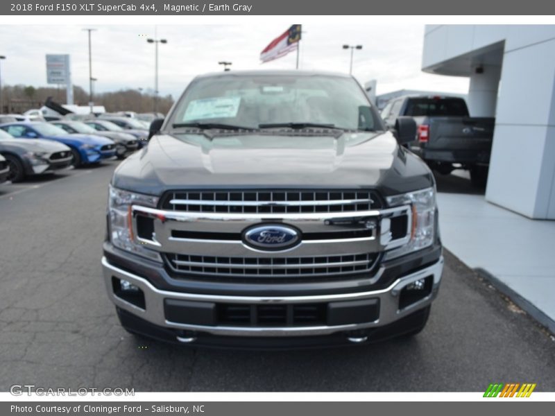 Magnetic / Earth Gray 2018 Ford F150 XLT SuperCab 4x4