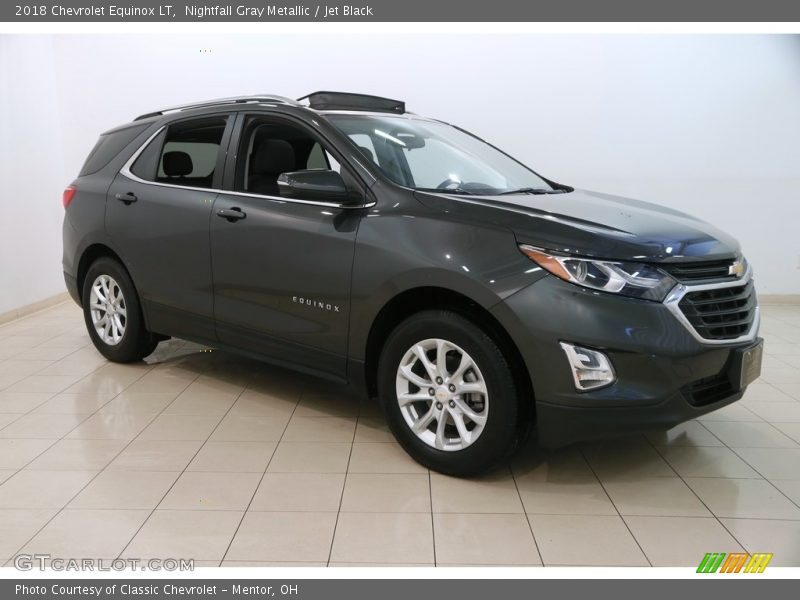 Nightfall Gray Metallic / Jet Black 2018 Chevrolet Equinox LT