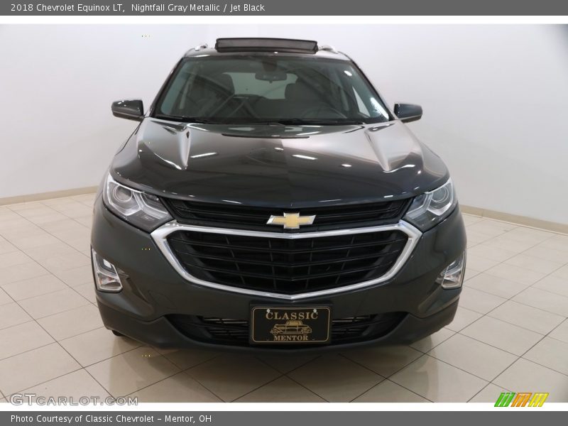 Nightfall Gray Metallic / Jet Black 2018 Chevrolet Equinox LT