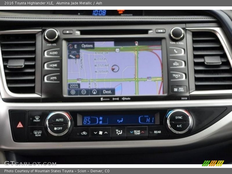 Alumina Jade Metallic / Ash 2016 Toyota Highlander XLE