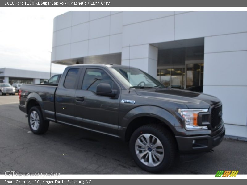 Magnetic / Earth Gray 2018 Ford F150 XL SuperCab 4x4