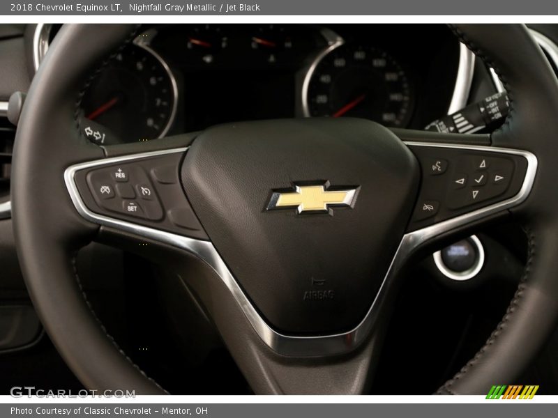 Nightfall Gray Metallic / Jet Black 2018 Chevrolet Equinox LT