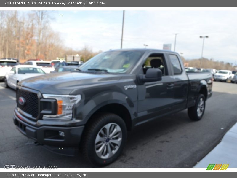Magnetic / Earth Gray 2018 Ford F150 XL SuperCab 4x4