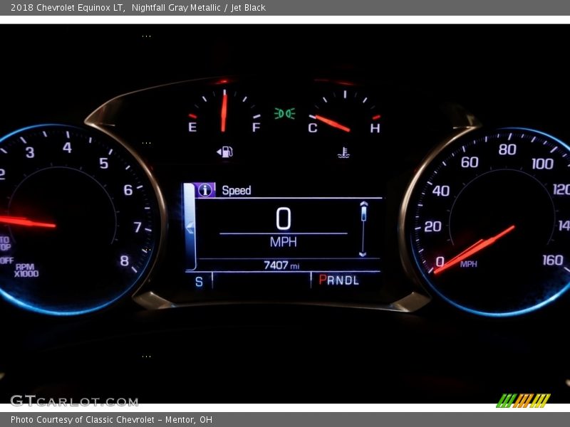 Nightfall Gray Metallic / Jet Black 2018 Chevrolet Equinox LT