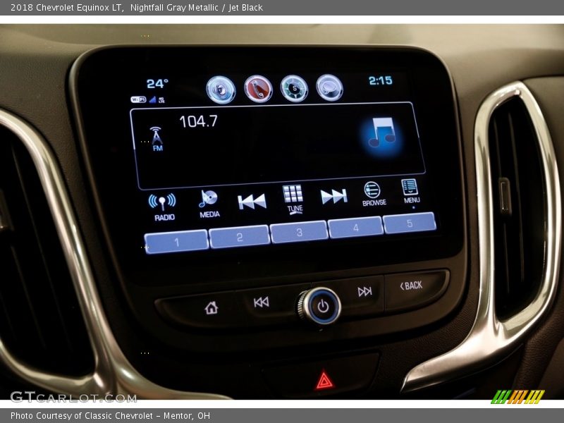 Nightfall Gray Metallic / Jet Black 2018 Chevrolet Equinox LT