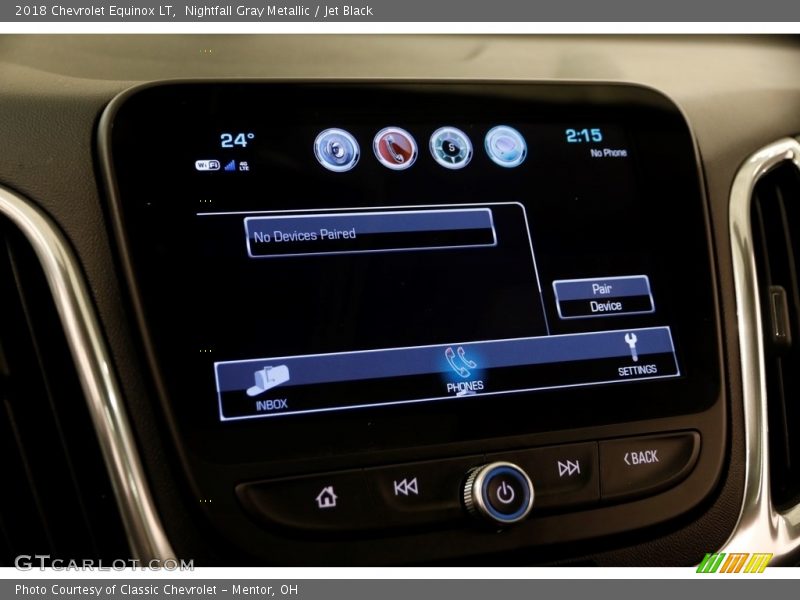 Nightfall Gray Metallic / Jet Black 2018 Chevrolet Equinox LT