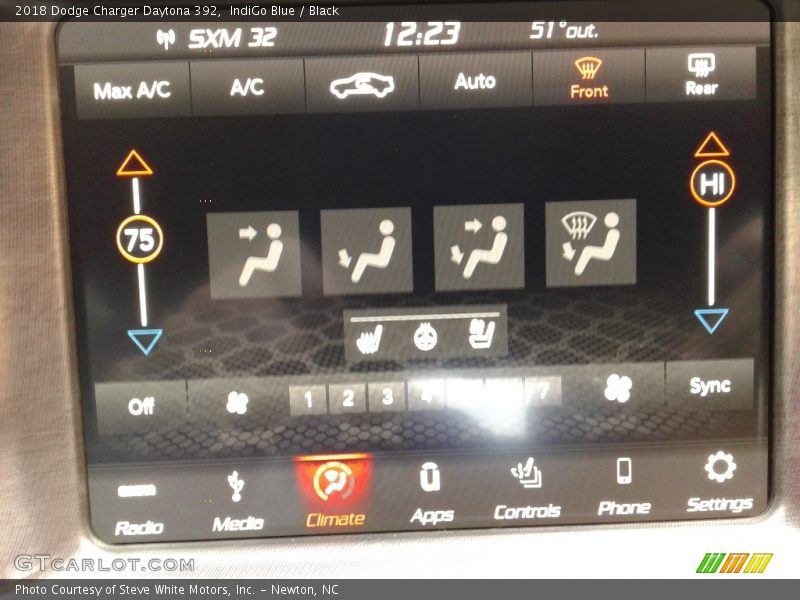 IndiGo Blue / Black 2018 Dodge Charger Daytona 392