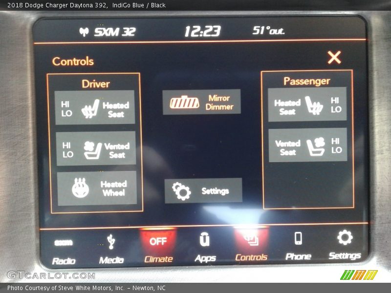 IndiGo Blue / Black 2018 Dodge Charger Daytona 392