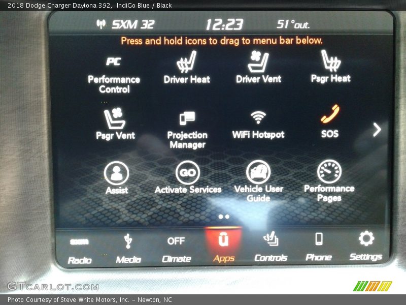 IndiGo Blue / Black 2018 Dodge Charger Daytona 392