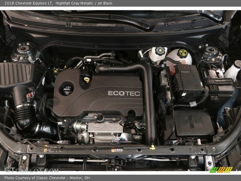 Nightfall Gray Metallic / Jet Black 2018 Chevrolet Equinox LT