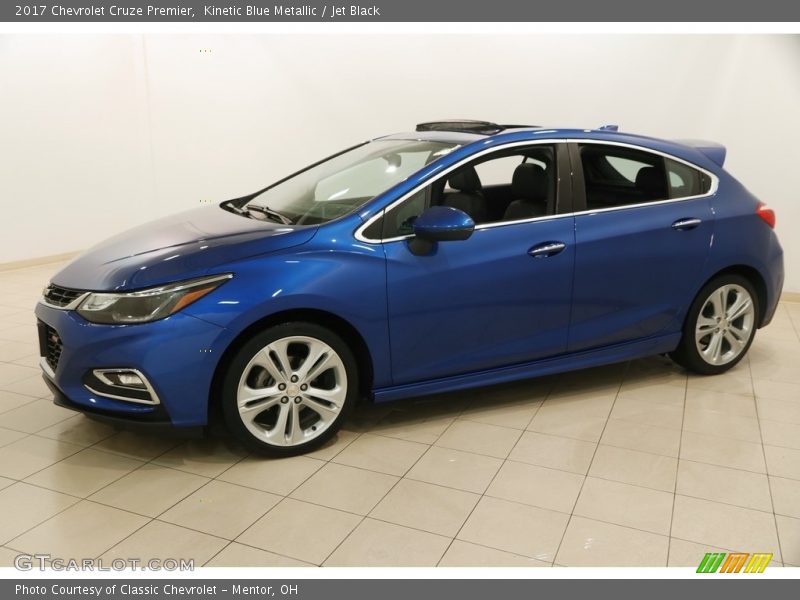 Kinetic Blue Metallic / Jet Black 2017 Chevrolet Cruze Premier