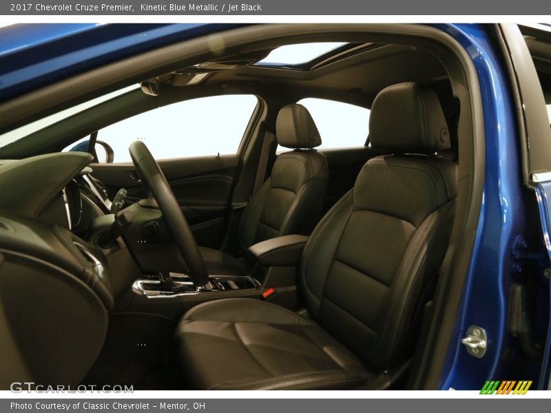 Kinetic Blue Metallic / Jet Black 2017 Chevrolet Cruze Premier