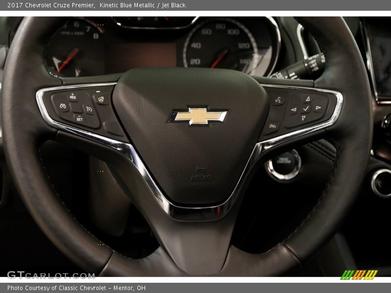Kinetic Blue Metallic / Jet Black 2017 Chevrolet Cruze Premier