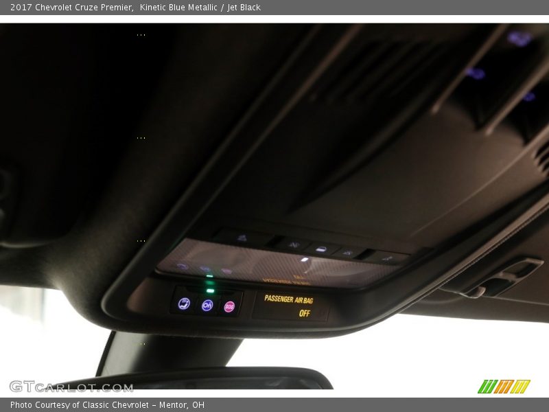 Kinetic Blue Metallic / Jet Black 2017 Chevrolet Cruze Premier