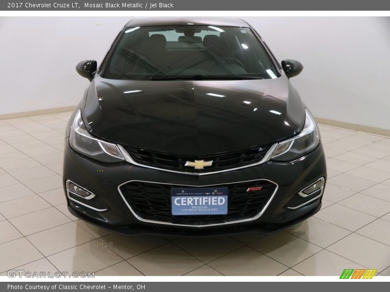 Mosaic Black Metallic / Jet Black 2017 Chevrolet Cruze LT