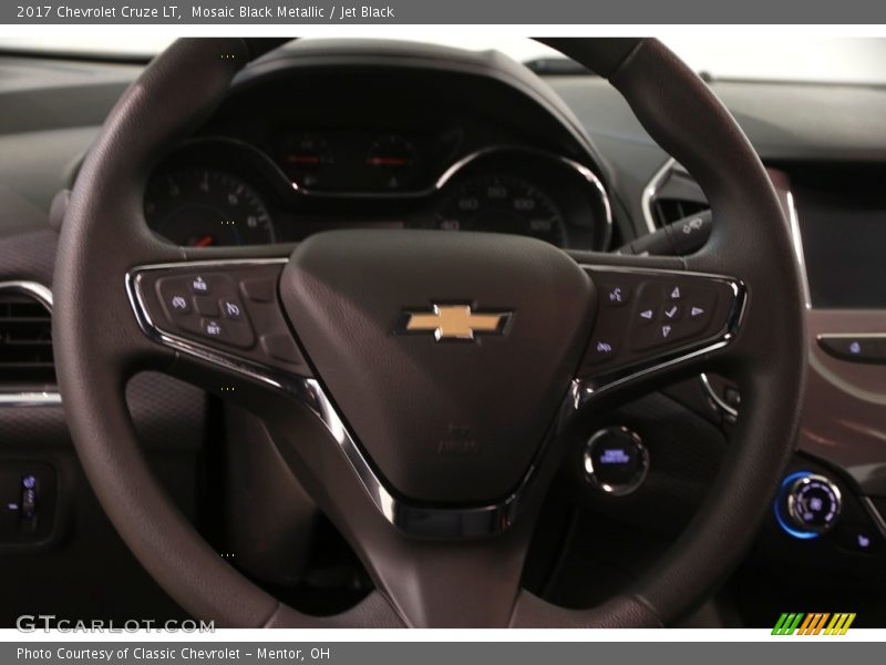 Mosaic Black Metallic / Jet Black 2017 Chevrolet Cruze LT