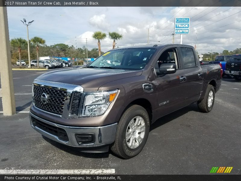 Java Metallic / Black 2017 Nissan Titan SV Crew Cab