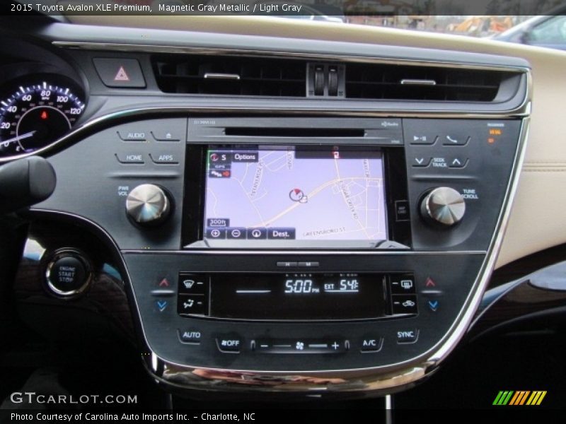 Magnetic Gray Metallic / Light Gray 2015 Toyota Avalon XLE Premium