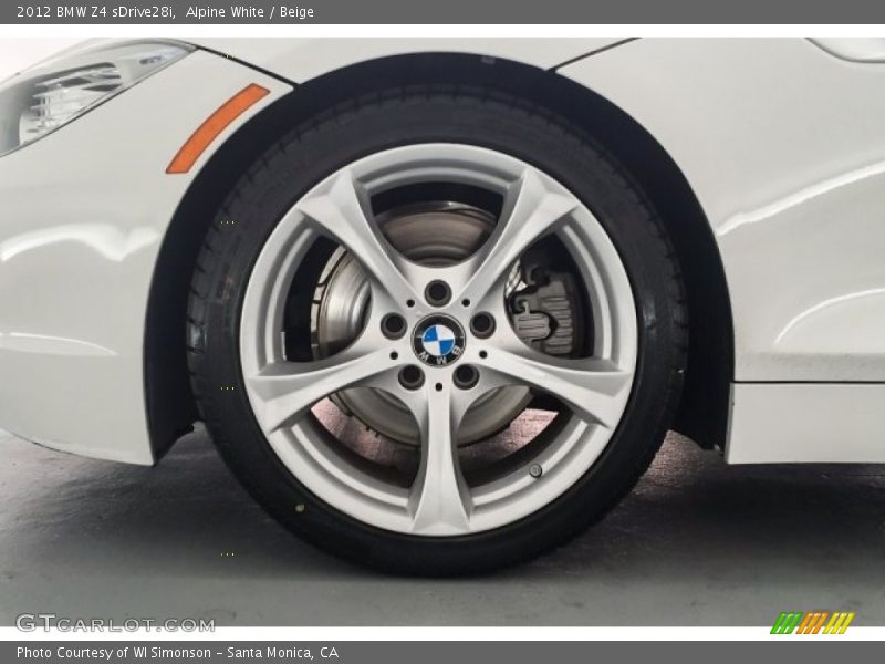 Alpine White / Beige 2012 BMW Z4 sDrive28i