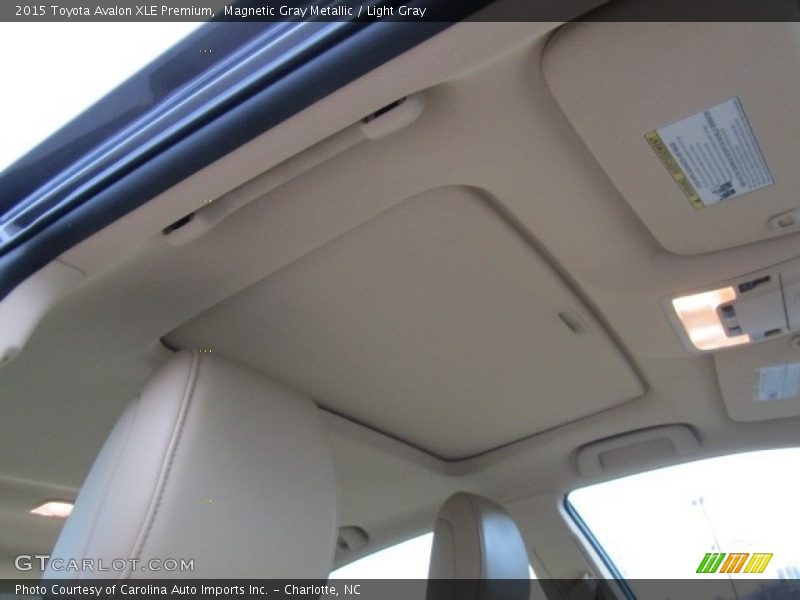 Magnetic Gray Metallic / Light Gray 2015 Toyota Avalon XLE Premium