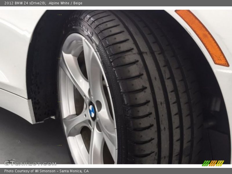 Alpine White / Beige 2012 BMW Z4 sDrive28i