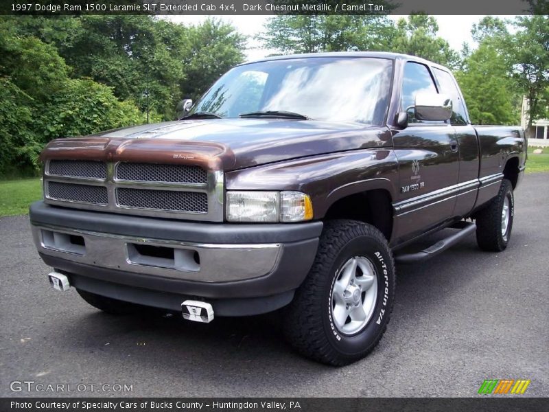 Dark Chestnut Metallic / Camel Tan 1997 Dodge Ram 1500 Laramie SLT Extended Cab 4x4