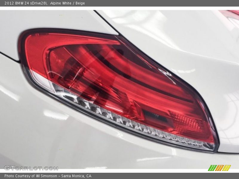 Alpine White / Beige 2012 BMW Z4 sDrive28i
