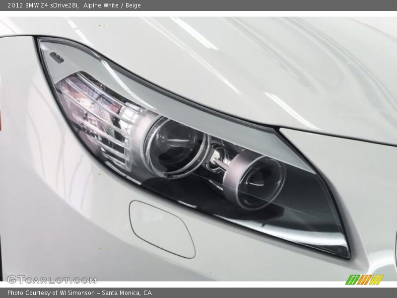 Alpine White / Beige 2012 BMW Z4 sDrive28i