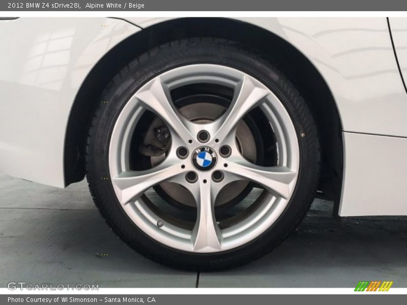 Alpine White / Beige 2012 BMW Z4 sDrive28i
