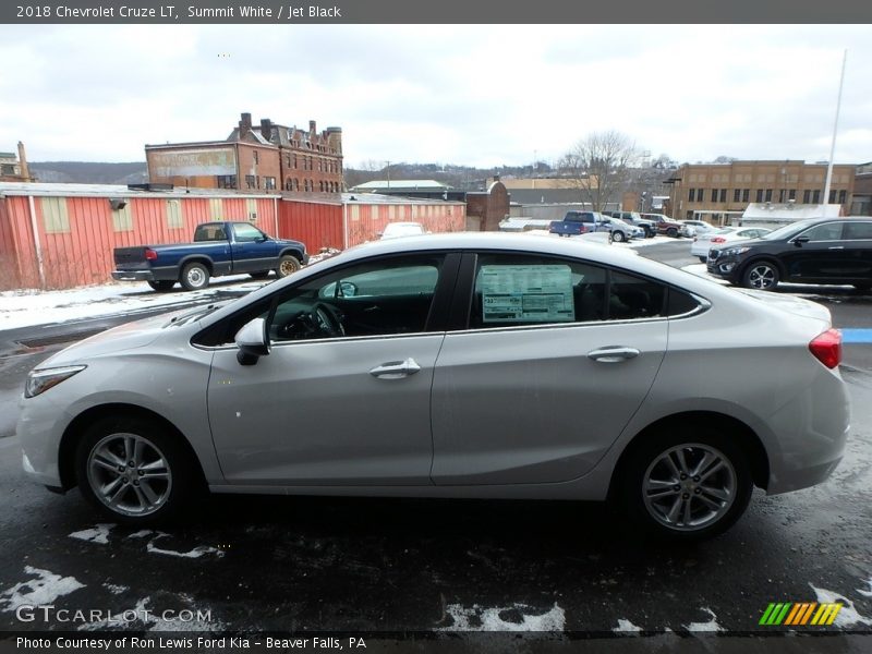 Summit White / Jet Black 2018 Chevrolet Cruze LT