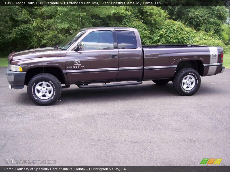 Dark Chestnut Metallic / Camel Tan 1997 Dodge Ram 1500 Laramie SLT Extended Cab 4x4