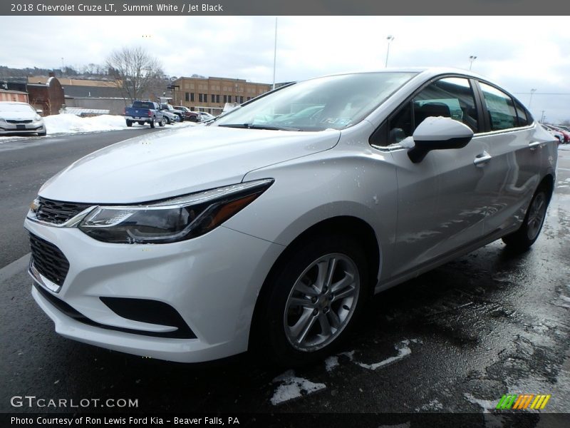 Summit White / Jet Black 2018 Chevrolet Cruze LT