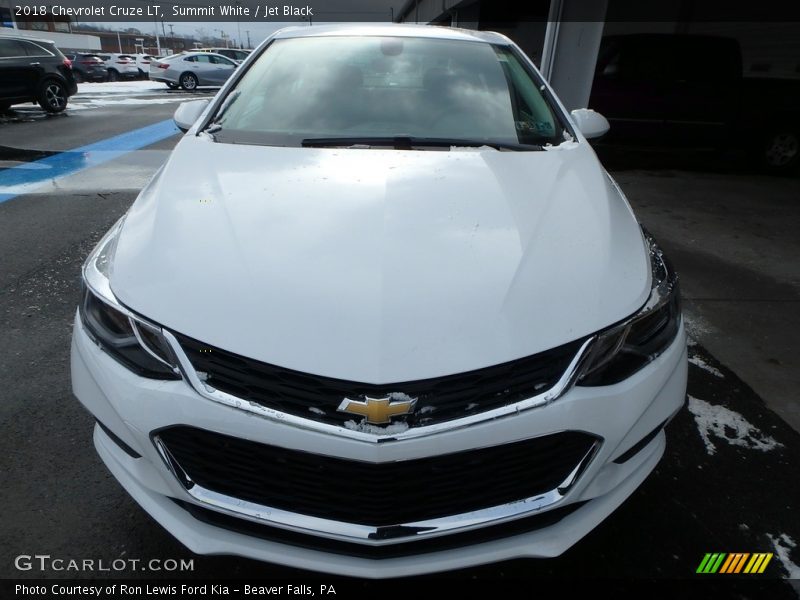 Summit White / Jet Black 2018 Chevrolet Cruze LT