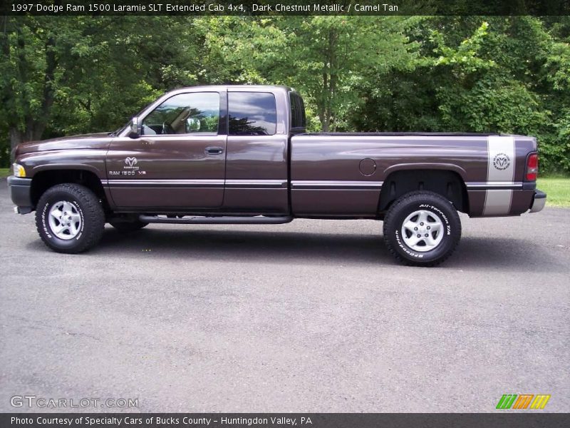 Dark Chestnut Metallic / Camel Tan 1997 Dodge Ram 1500 Laramie SLT Extended Cab 4x4
