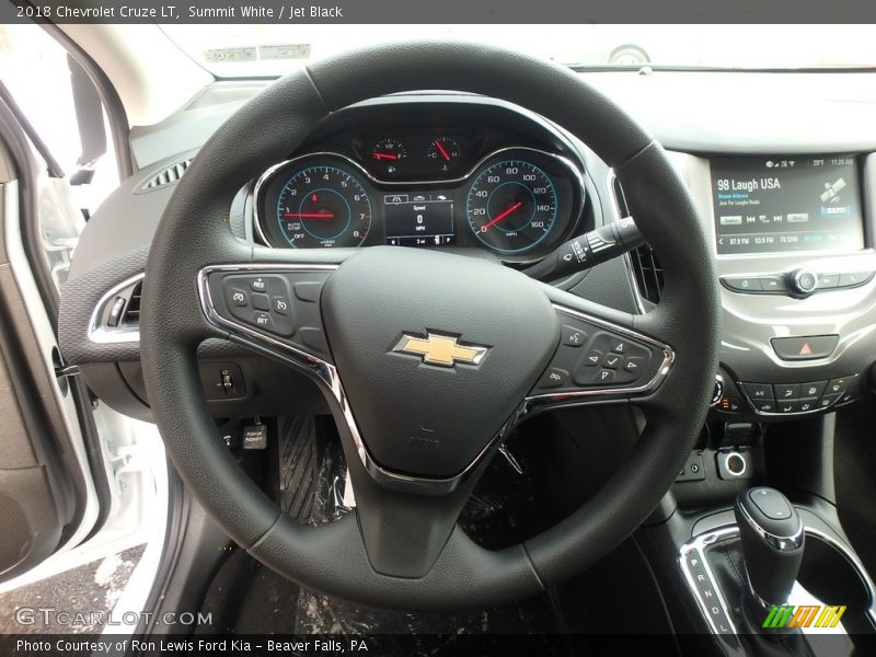 Summit White / Jet Black 2018 Chevrolet Cruze LT