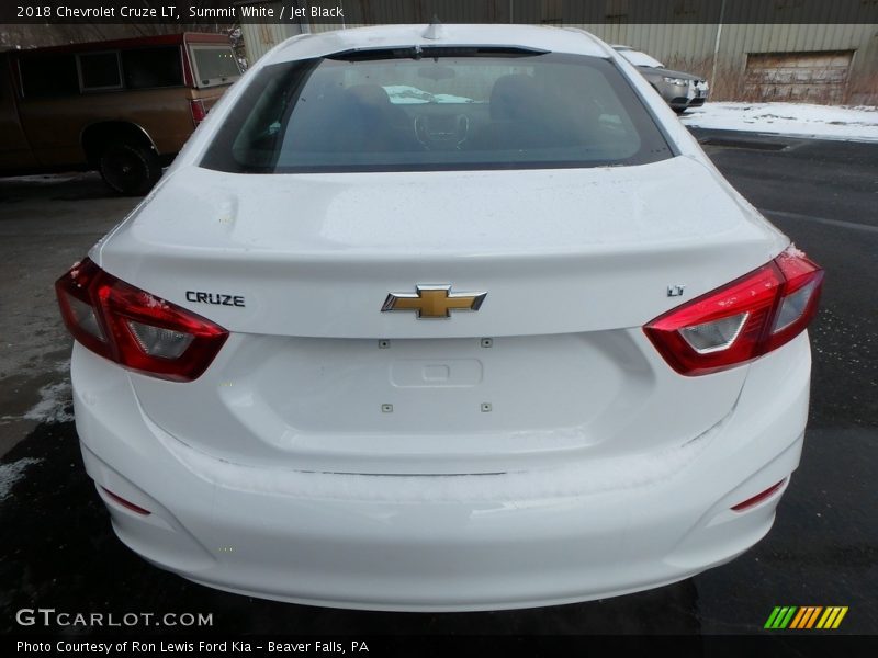 Summit White / Jet Black 2018 Chevrolet Cruze LT