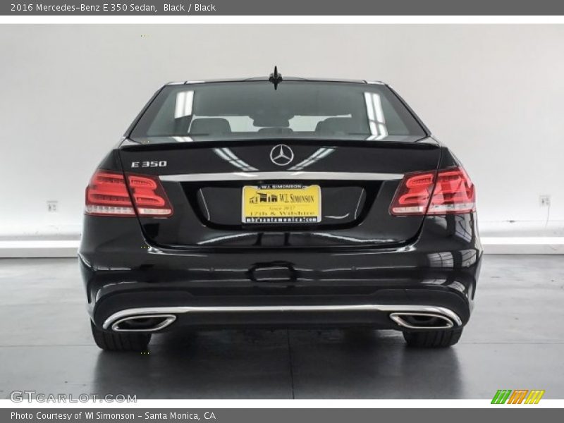 Black / Black 2016 Mercedes-Benz E 350 Sedan