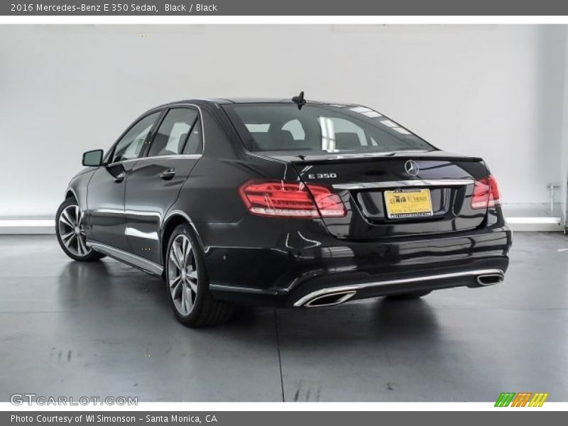 Black / Black 2016 Mercedes-Benz E 350 Sedan