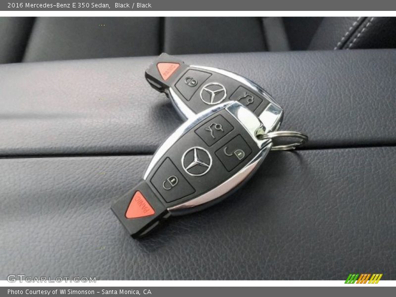 Black / Black 2016 Mercedes-Benz E 350 Sedan