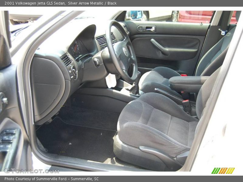 Silver Arrow Metallic / Black 2001 Volkswagen Jetta GLS Sedan